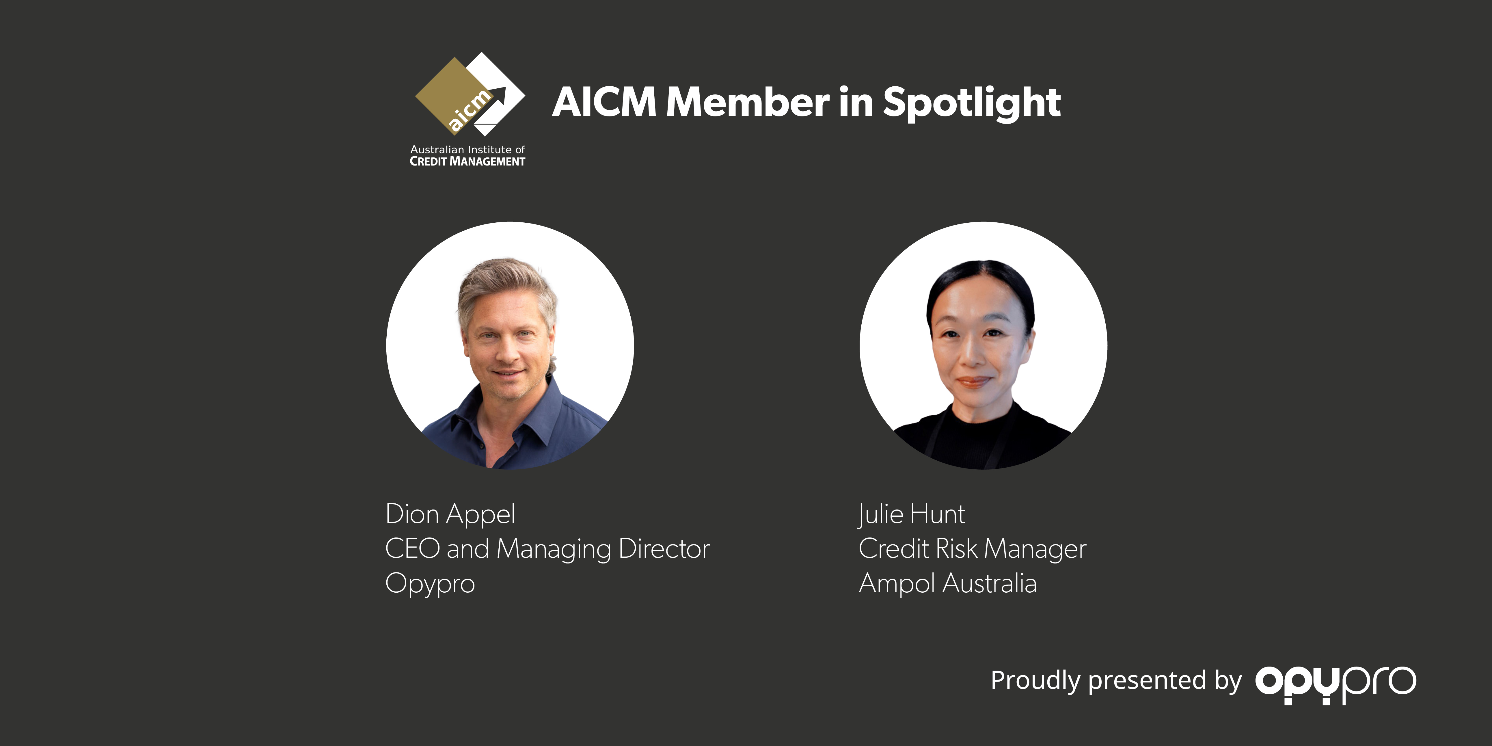 Dion Appel (Opypro) interviews Julie Hunt (Ampol)